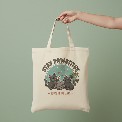 Drie Katten Tote Bag - hand