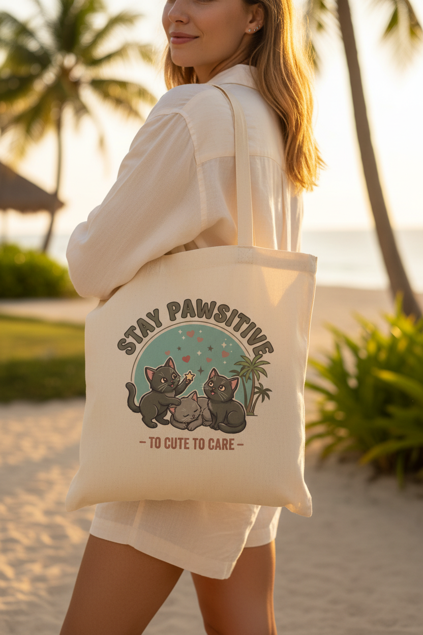 Drie Katten Tote Bag - lifestyle