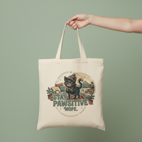 Grumpy Cat Tote Bag - hand